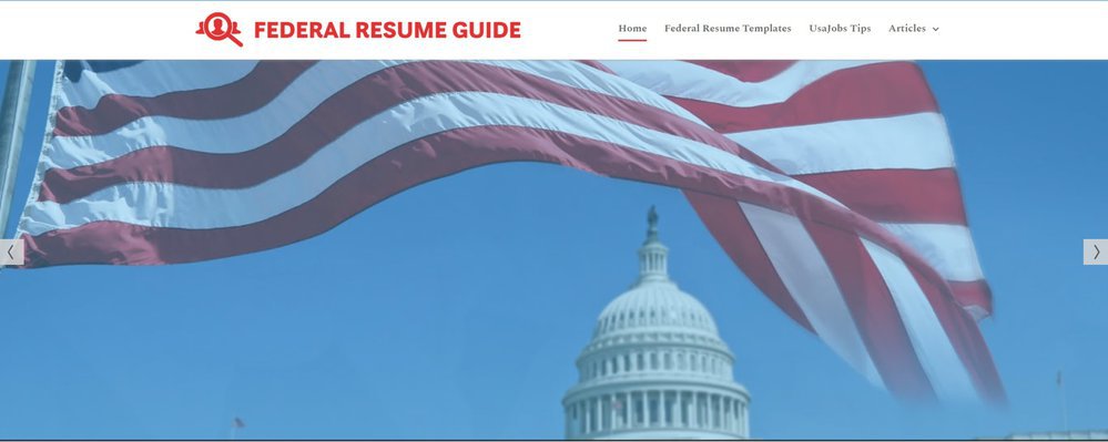 Federal Resume Guide cover