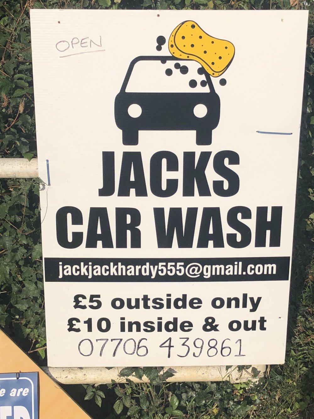 Jacks carwash service  cover