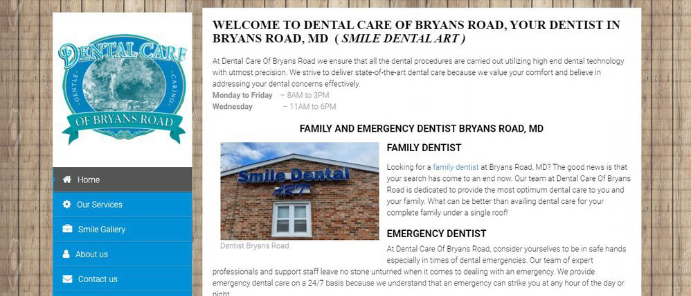 Dental Care Of Bryans Road cover