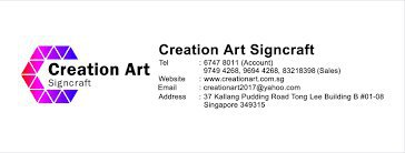 Creation Art Signage Maker Singapore cover