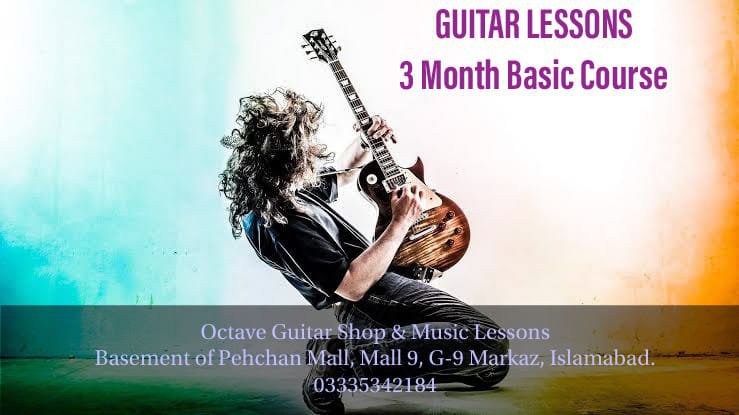 Octave Guitar Shop & Music Lesson Rawalpindi cover