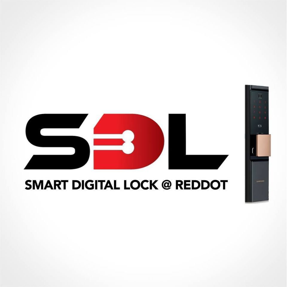 Smart Digital Lock Red dot cover