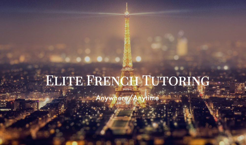 Elite French Tutoring cover