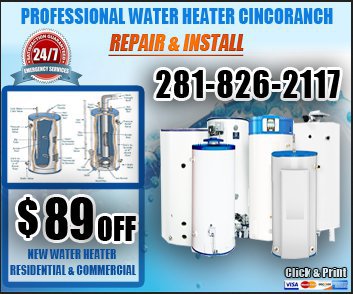 Water Heater Cinco Ranch Texas cover