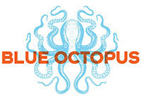 Blue Octopus Gardinenstoffe, Gardinen nach Maß & Lampenschirme
