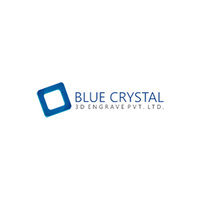 Blue Crystal 3D Engrave 