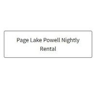 Page Lake Powell Nightly Rental