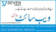 Seven Solution Web Development Islamabad