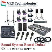 Sound System Rental - Speakers for Rent in Dubai - Audio Visual Dubai