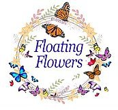 Floating Flowers Butterflies