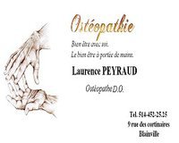 Laurence Peyraud: Ostéopathie | Blainville