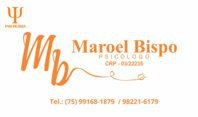 Psicólogo Maroel Bispo