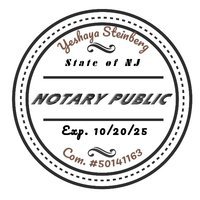 Yeshaya Steinberg Notary Public