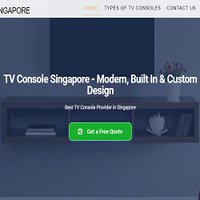 TV Console Singapore - Modern, Built in & Custom Design
