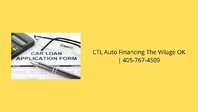 CTL Auto Financing The Village OK