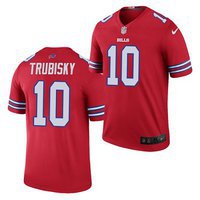 10 Mitchell Trubisky Nike Red Color Rush Vapor Limited Player Jersey