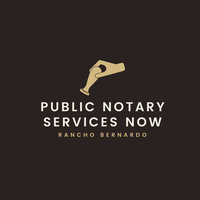 Public Notary Services Now Rancho Bernardo