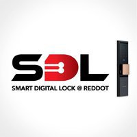 Smart Digital Lock Red dot