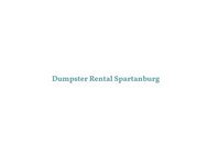 Dumpster Rental Spartanburg