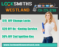 Locksmiths Westland MI