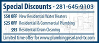 Affordable Plumber in Pearland TX