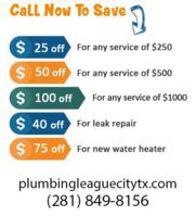 Cheap Plumbing Services League City TX