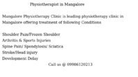 Mangalore Physiotherapy