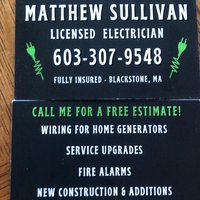 Matthew Sullivan Licensed Electrician