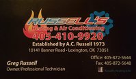 Russell's Heating & Air-Conditioning