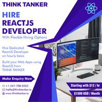 Hire ReactJS Developers | Hire Dedicated ReactJS Experts - ThinkTanker