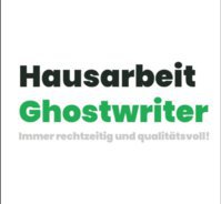 Hausarbeit Ghostwriter
