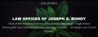 Law Offices of Joseph A. Bondy | New York Cannabis Attorneys