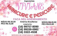 Manicure e Pedicure Américo Brasiliense - Especialista Viviane