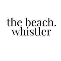 the beach. whistler