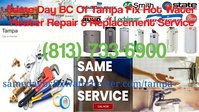 Same-Day BC Of Tampa Fix Hot Water Heater Repair Service