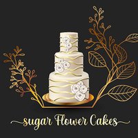 Sugar. Flower Cakes
