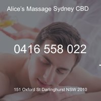 Alice’s Massage Sydney CBD
