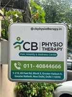 CB Physiotherapy, Chiropractic & Sports Injury Centre, Greater Kailash