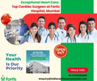 Why the best heart doctors in Fortis Mumbai are highly ranked for cardiac treatment?